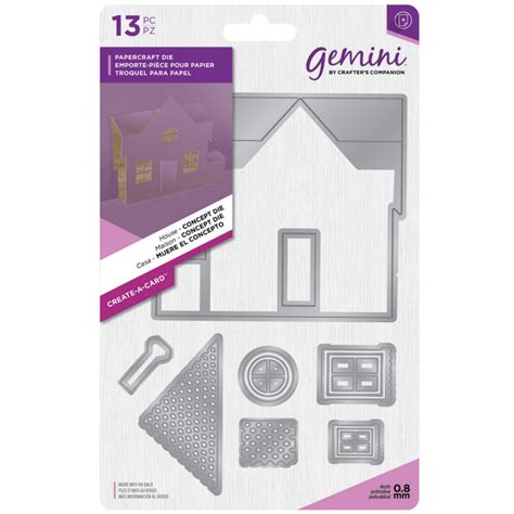 gemini create-a-card dimensionals metal die house concept die|Gemini Die Cutting Craft Dies .